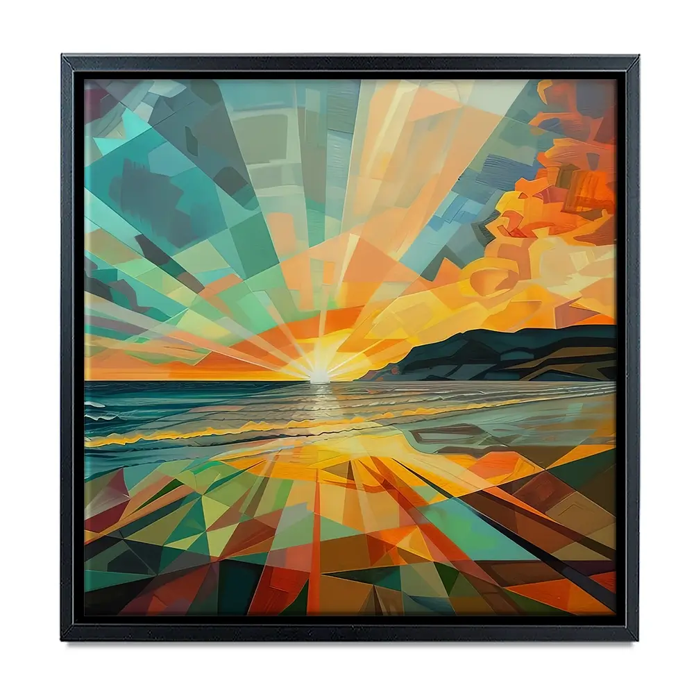 Islay Kaleidoscope Square Canvas Print Islay Kaleidoscope Square Canvas Print wall art product David Alexander Elder