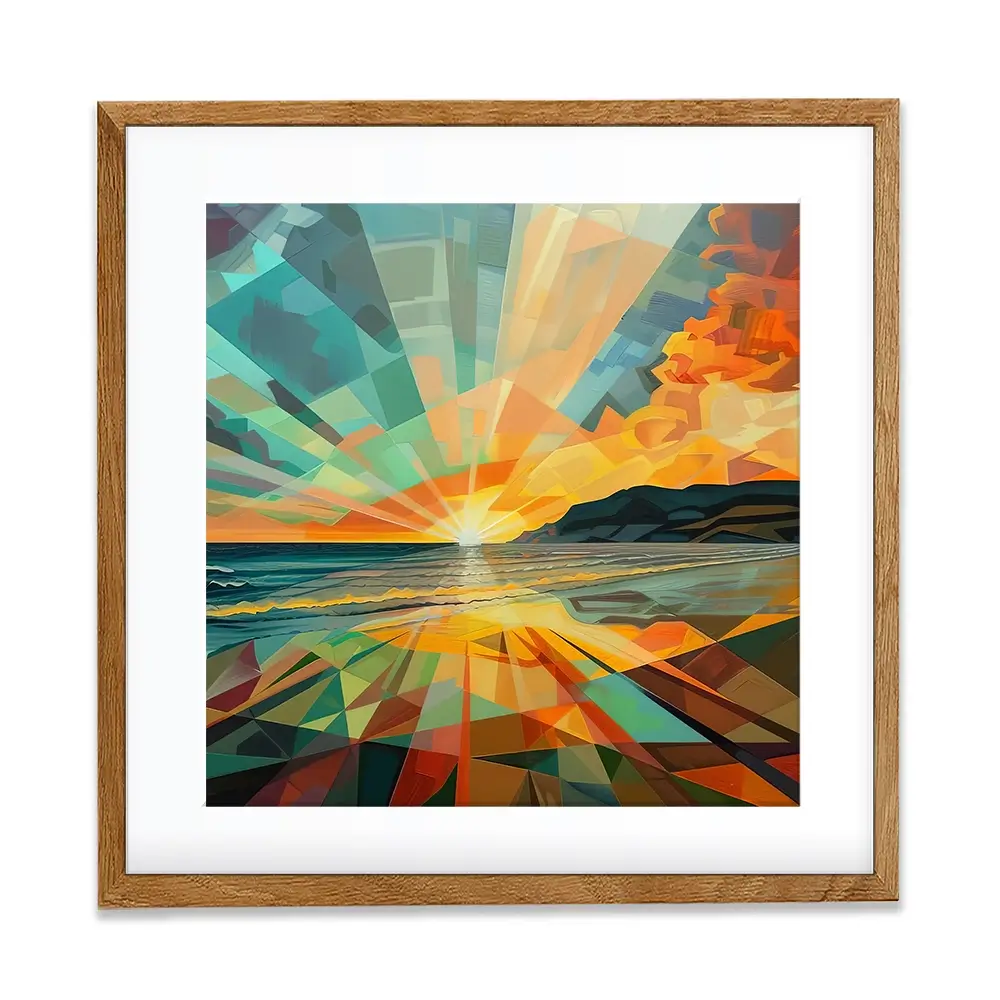 Islay Kaleidoscope Square Framed Art Print Islay Kaleidoscope Square Framed Art Print wall art product David Alexander Elder