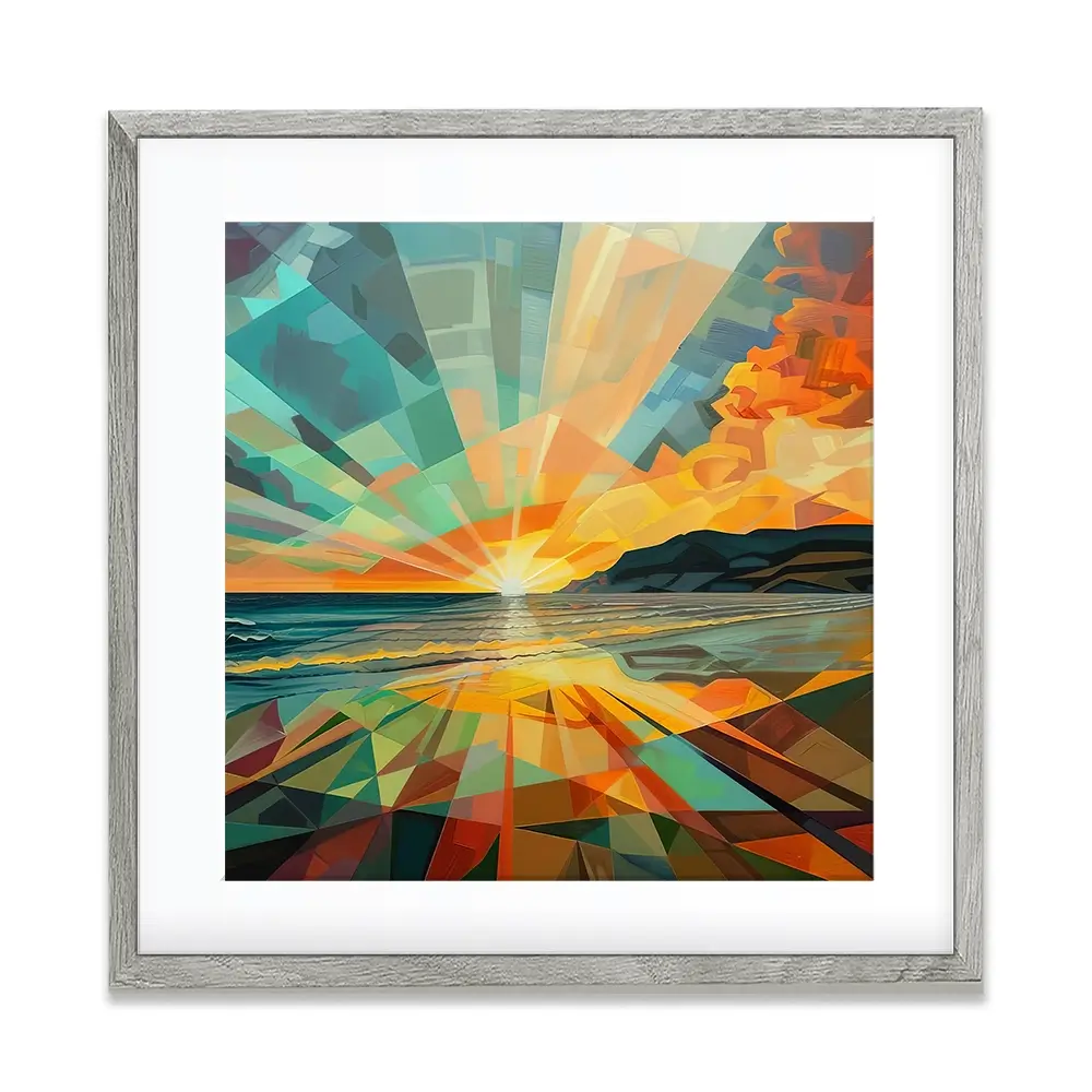 Islay Kaleidoscope Square Framed Art Print Islay Kaleidoscope Square Framed Art Print wall art product David Alexander Elder