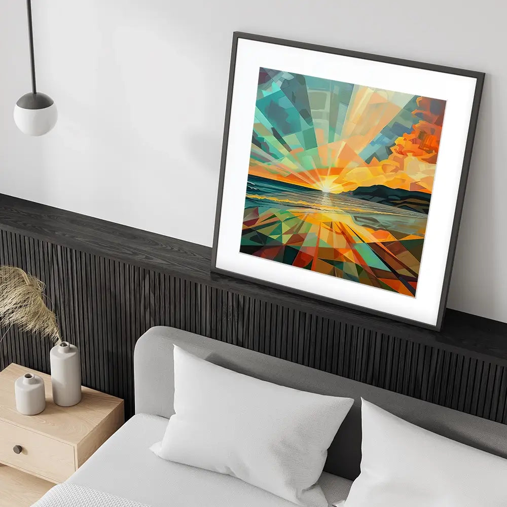 Islay Kaleidoscope Square Framed Art Print Islay Kaleidoscope Square Framed Art Print wall art product David Alexander Elder
