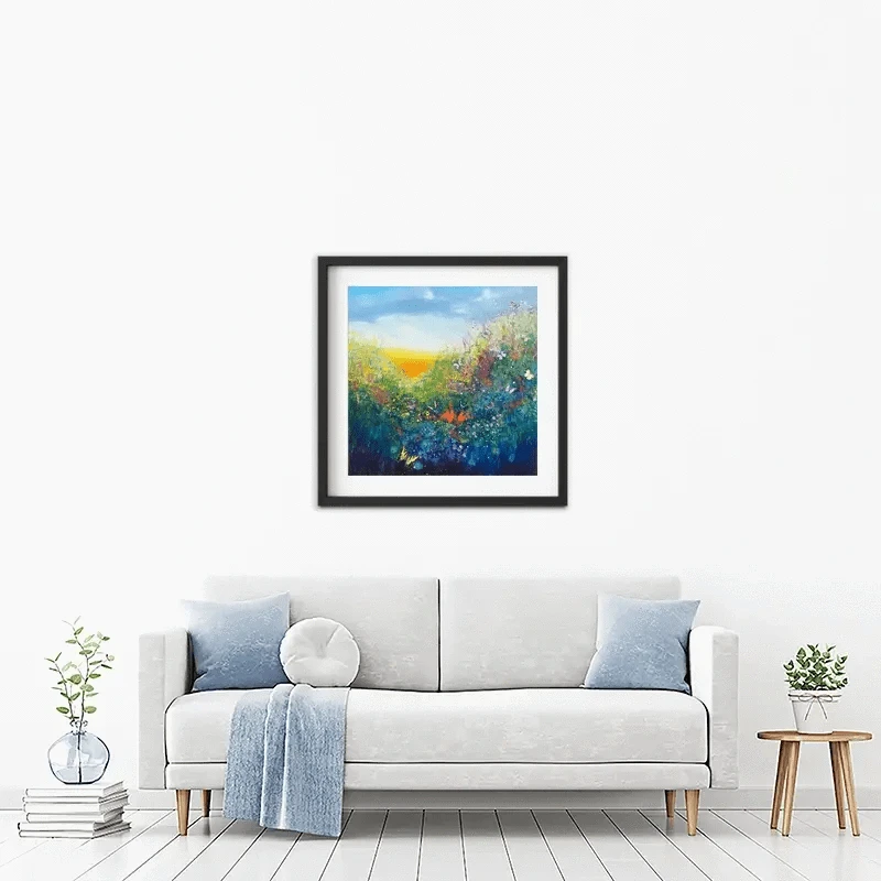 It's A New Dawn It's A New Day Framed Art Print It's A New Dawn It's A New Day Framed Art Print wall art product Laure Bury