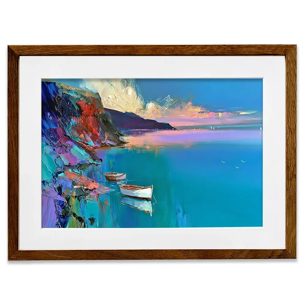 Italian Cove Framed Art Print Italian Cove Framed Art Print wall art product David Alexander Elder