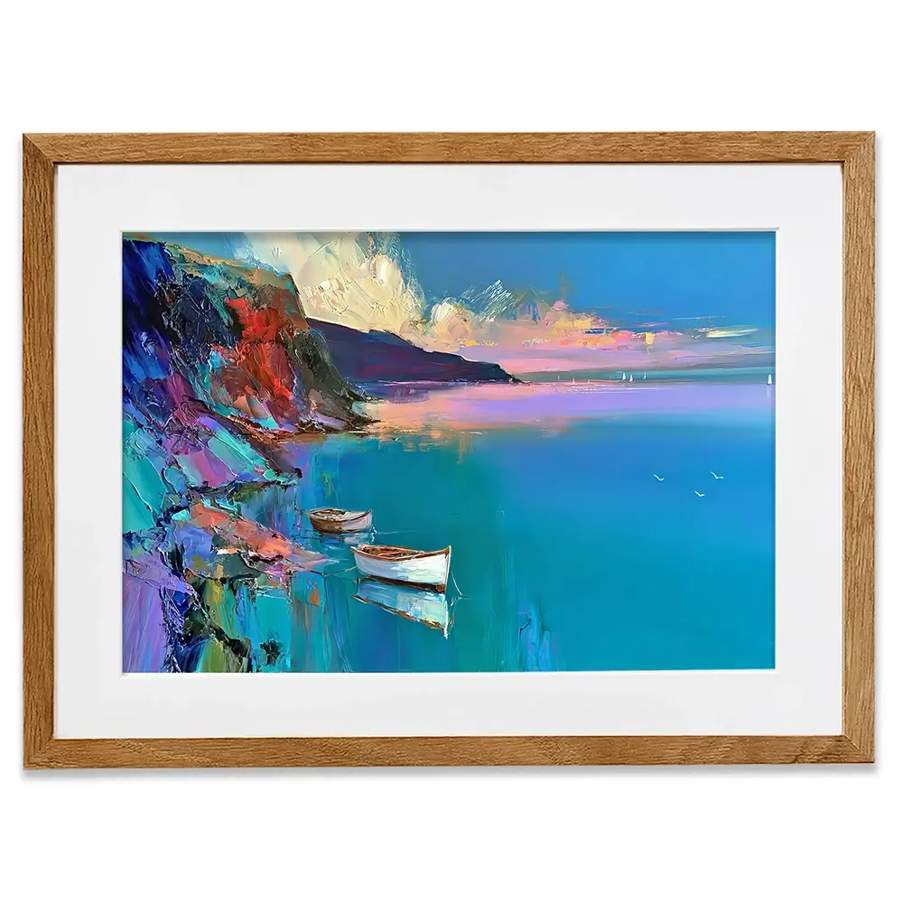 Italian Cove Framed Art Print Italian Cove Framed Art Print wall art product David Alexander Elder