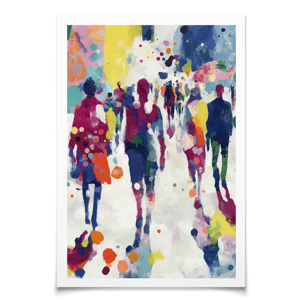 Italian Street Scene Art Print Italian Street Scene Art Print wall art product Chromatic Storm Studio
