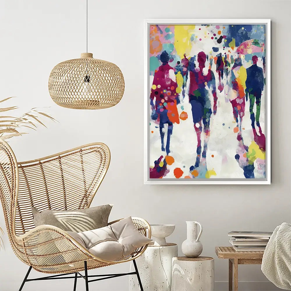 Italian Street Scene Canvas Print Italian Street Scene Canvas Print wall art product Chromatic Storm Studio
