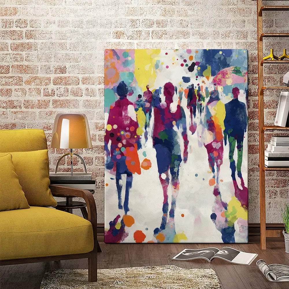 Italian Street Scene Canvas Print Italian Street Scene Canvas Print wall art product Chromatic Storm Studio