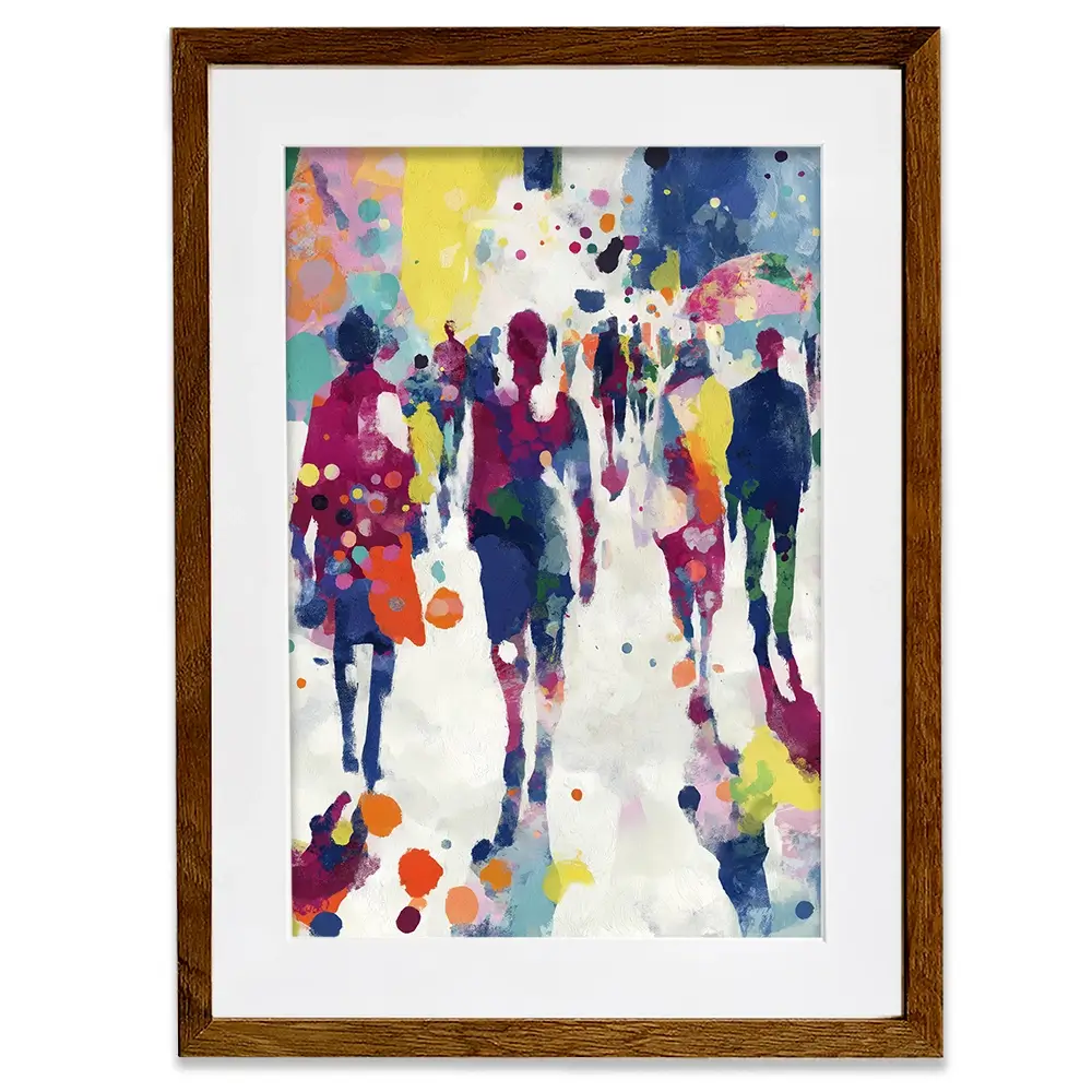 Italian Street Scene Framed Art Print Italian Street Scene Framed Art Print wall art product Chromatic Storm Studio