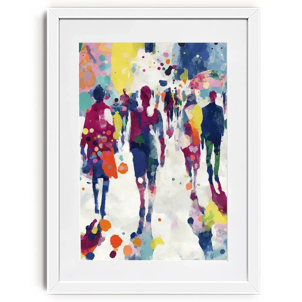 Italian Street Scene Framed Art Print Italian Street Scene Framed Art Print wall art product Chromatic Storm Studio