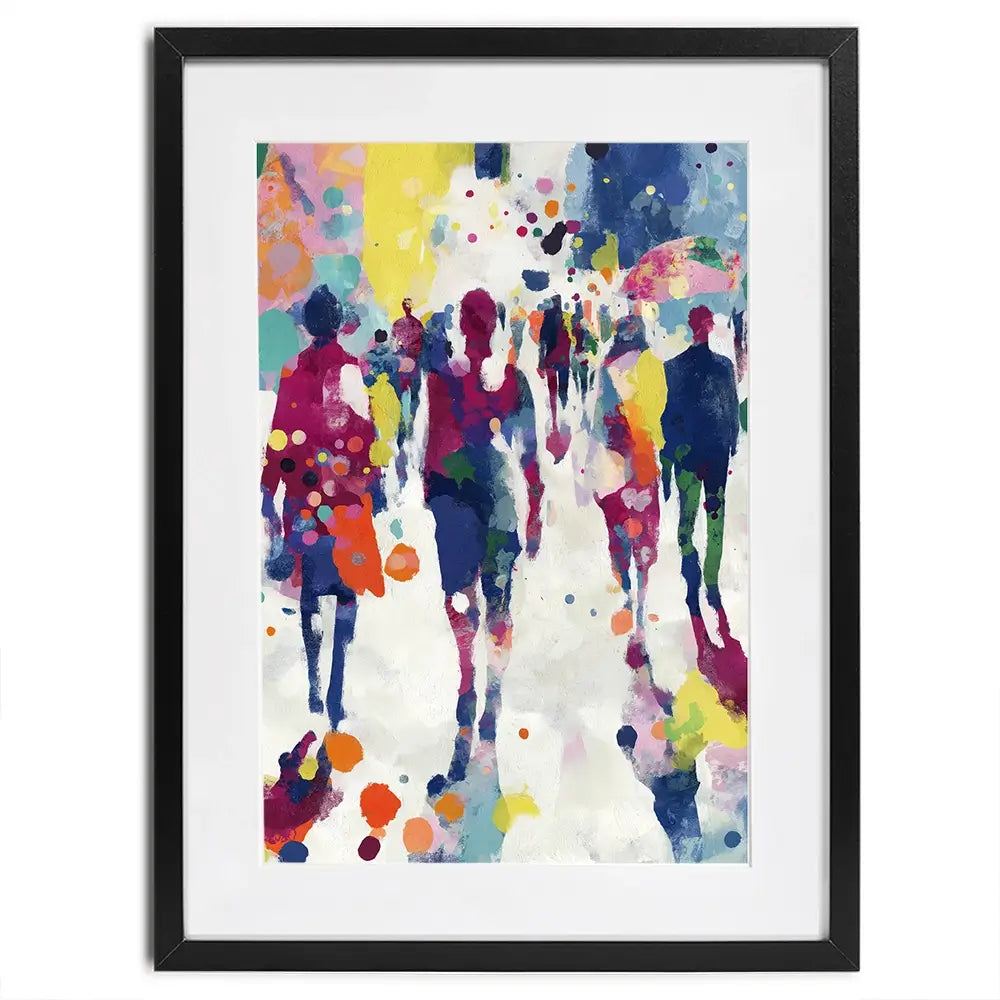 Italian Street Scene Framed Art Print Italian Street Scene Framed Art Print wall art product Chromatic Storm Studio