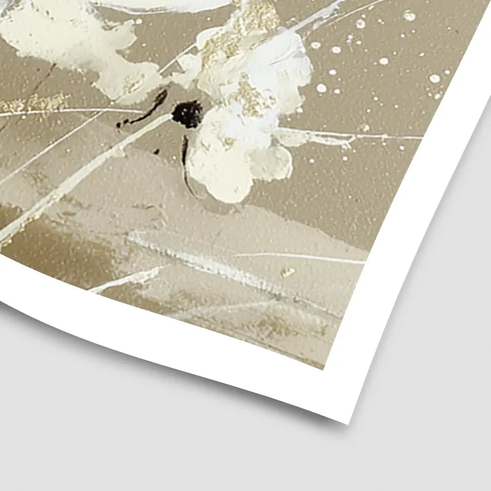 Ivory Petal Scatter Art Print Ivory Petal Scatter Art Print wall art product Chromatic Storm Studio