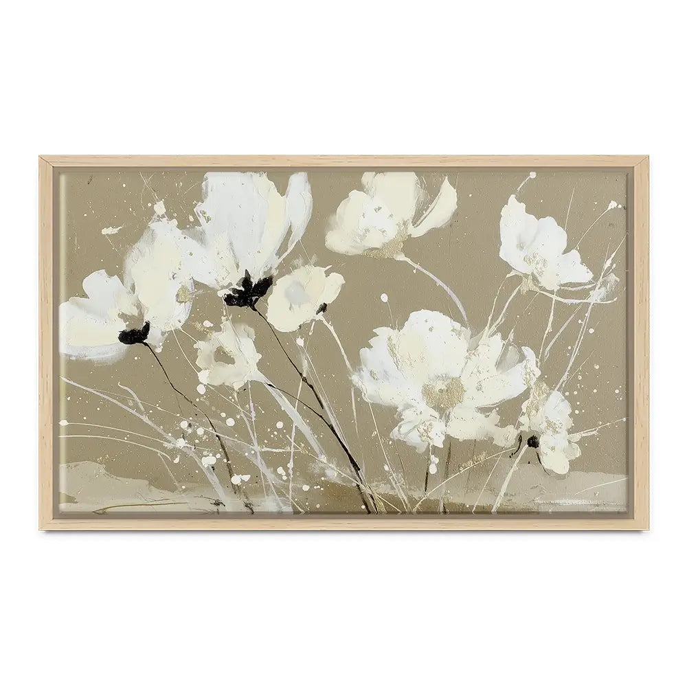 Ivory Petal Scatter Canvas Print Ivory Petal Scatter Canvas Print wall art product Chromatic Storm Studio
