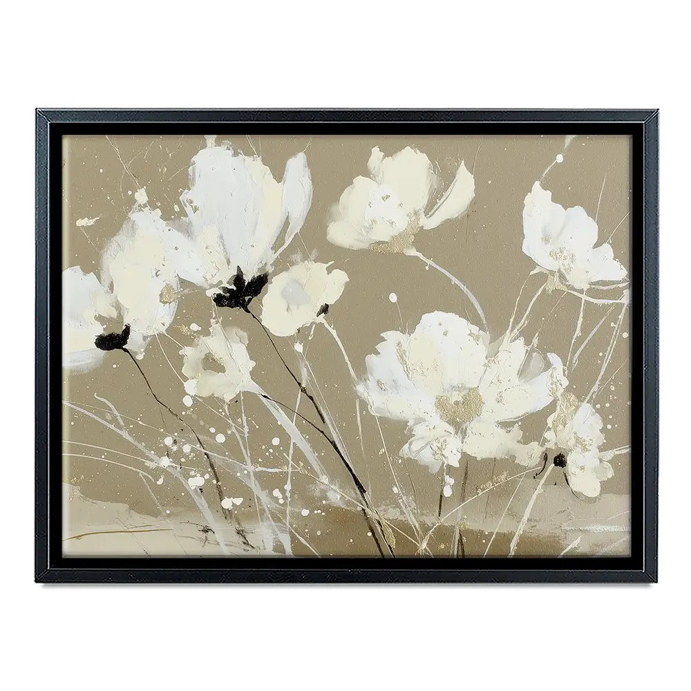 Ivory Petal Scatter Canvas Print Ivory Petal Scatter Canvas Print wall art product Chromatic Storm Studio