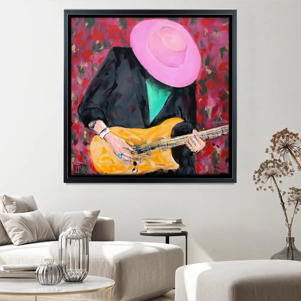 Jammin' Square Canvas Print Jammin' Square Canvas Print wall art product Studio Paint-Ing