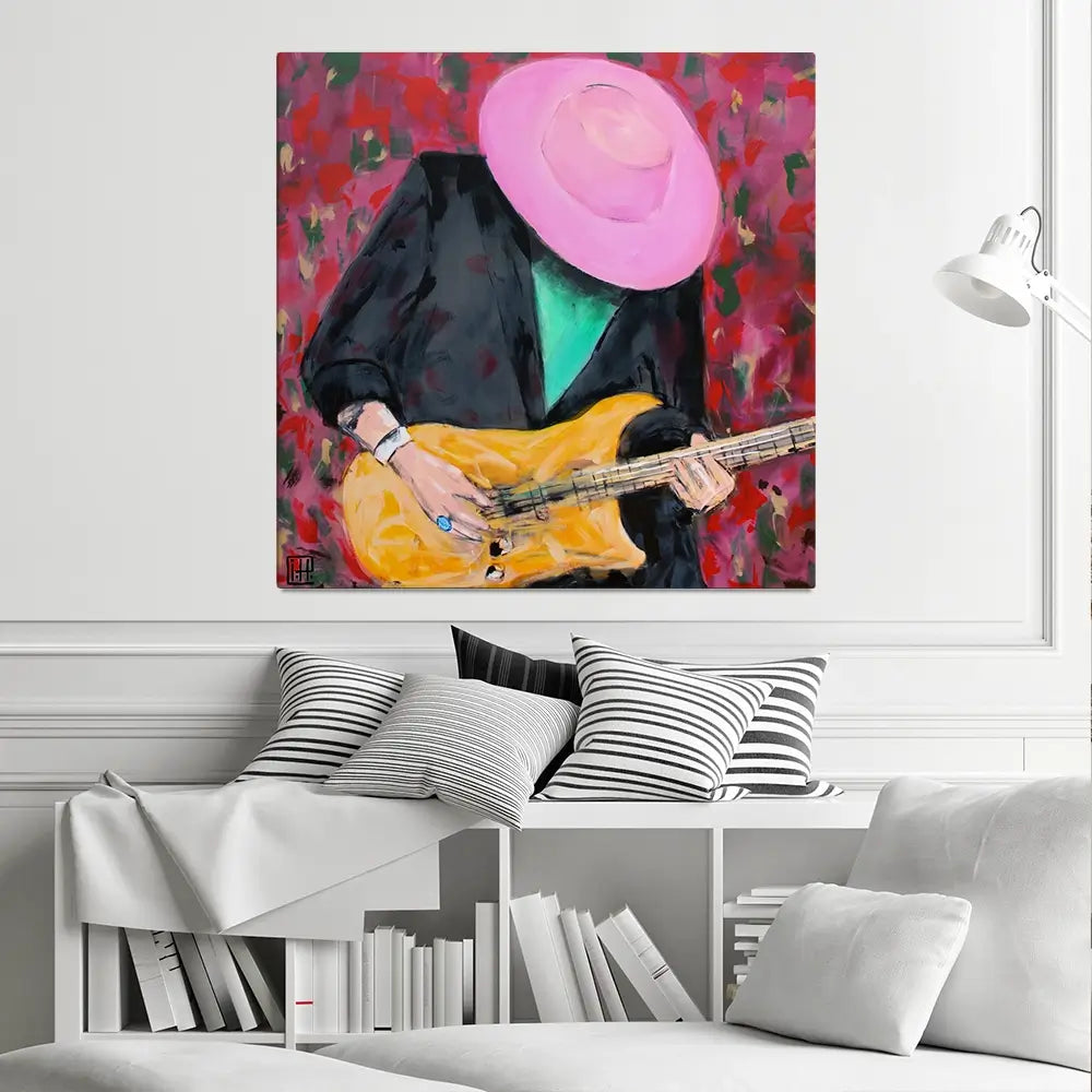 Jammin' Square Canvas Print Jammin' Square Canvas Print wall art product Studio Paint-Ing