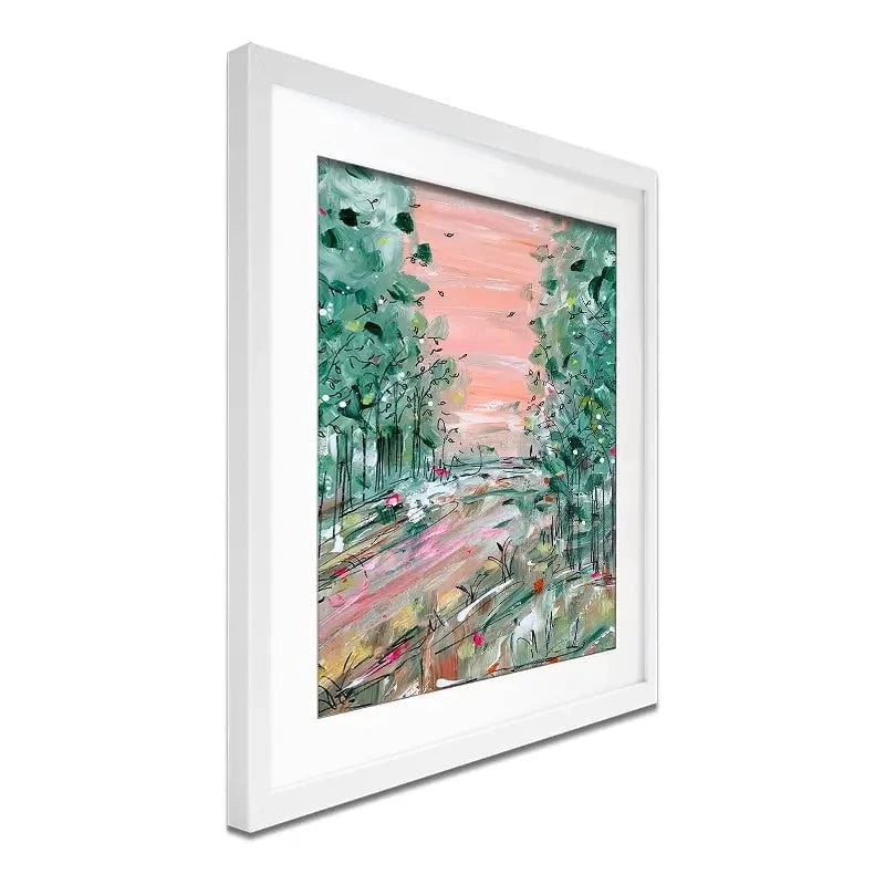 January Walks Framed Art Print January Walks Framed Art Print wall art product Charlotte Anna Reed
