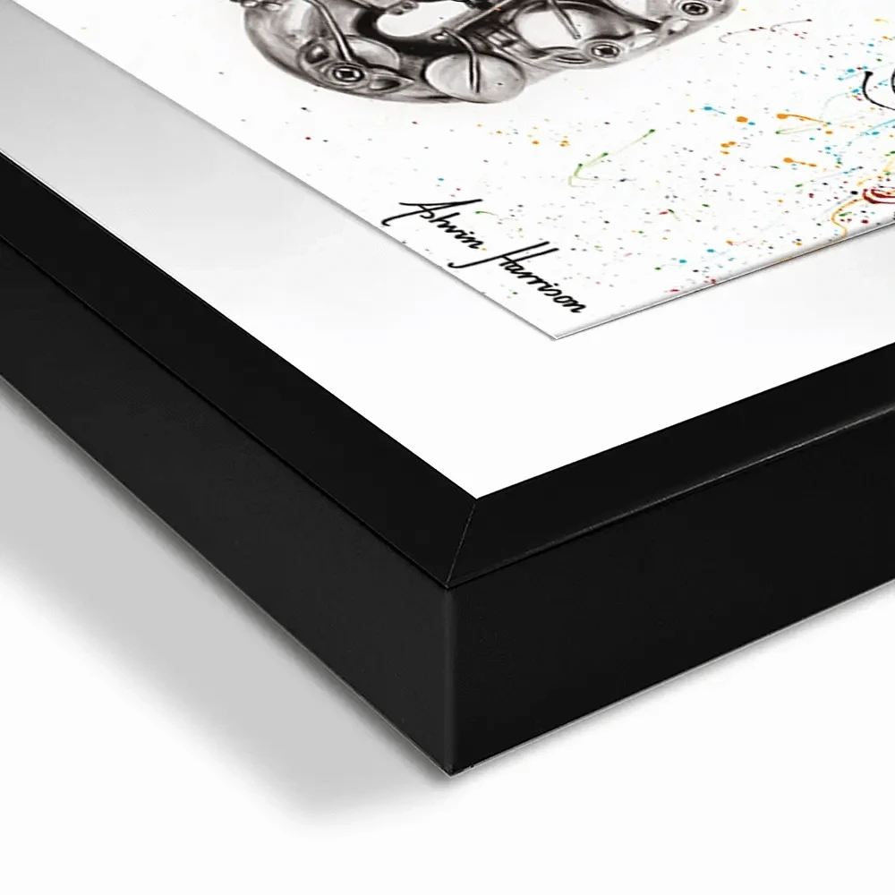 Jazz Band Framed Art Print Trio Jazz Band Framed Art Print Trio wall art product Ashvin Harrison