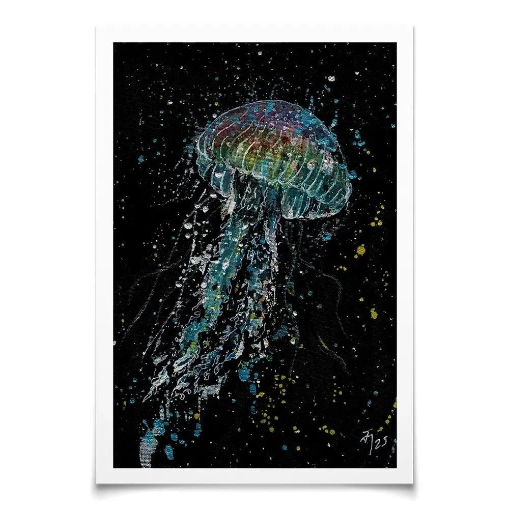 Jellyfish Art Print Jellyfish Art Print wall art product Jamie Taylor