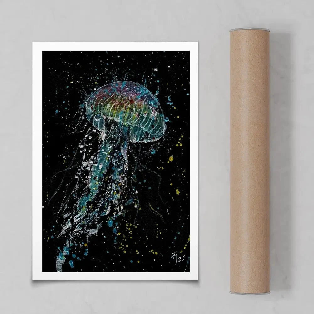 Jellyfish Art Print Jellyfish Art Print wall art product Jamie Taylor