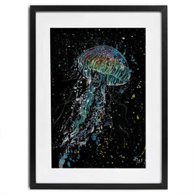 Jellyfish Framed Art Print Jellyfish Framed Art Print wall art product Jamie Taylor