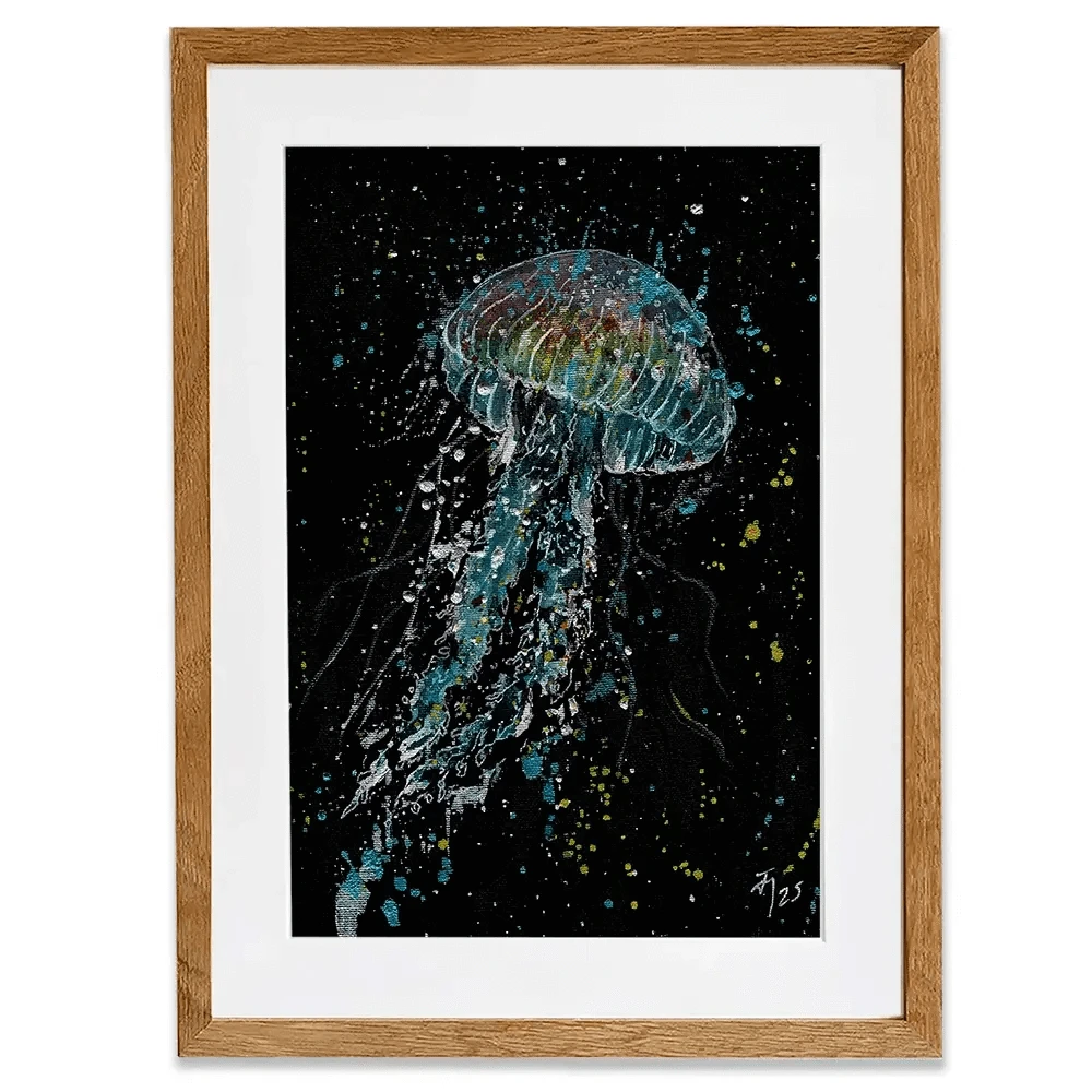 Jellyfish Framed Art Print Jellyfish Framed Art Print wall art product Jamie Taylor