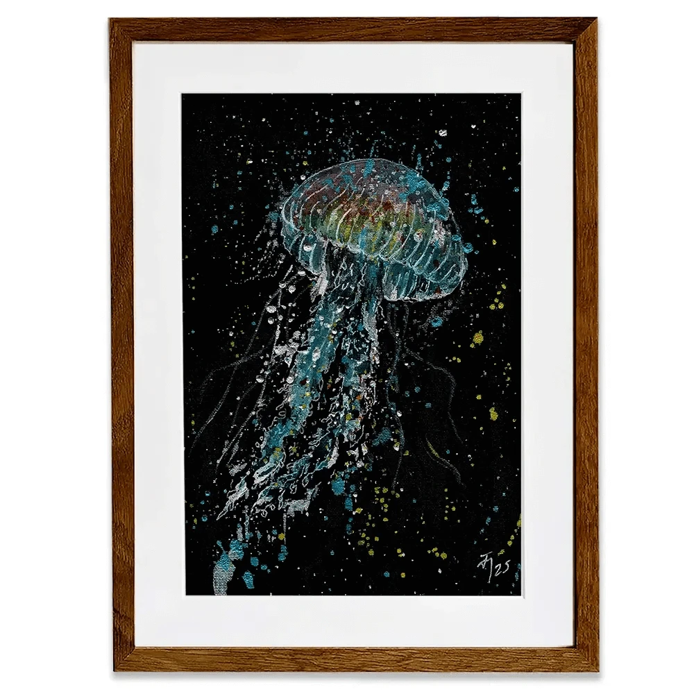 Jellyfish Framed Art Print Jellyfish Framed Art Print wall art product Jamie Taylor
