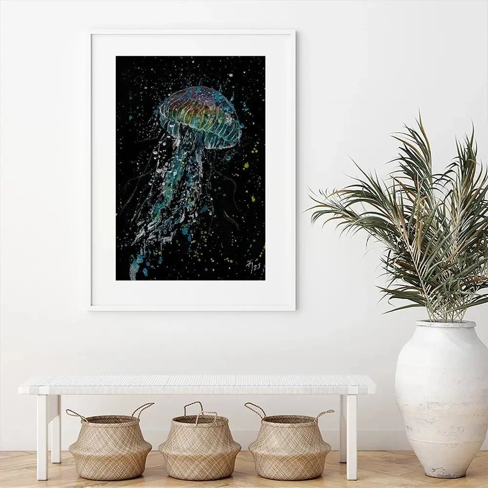 Jellyfish Framed Art Print Jellyfish Framed Art Print wall art product Jamie Taylor