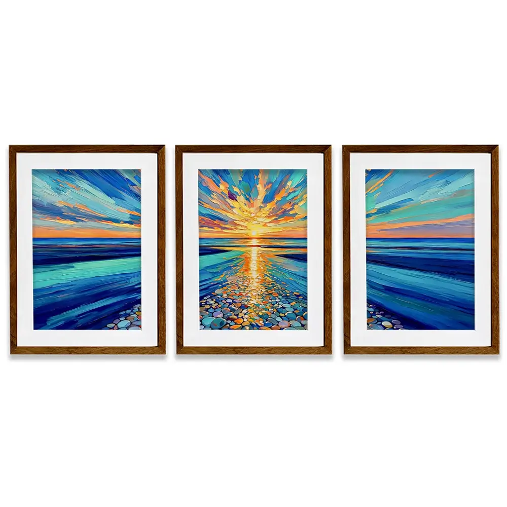 Jewels Of The Shore Framed Art Print Trio Jewels Of The Shore Framed Art Print Trio wall art product David Alexander Elder