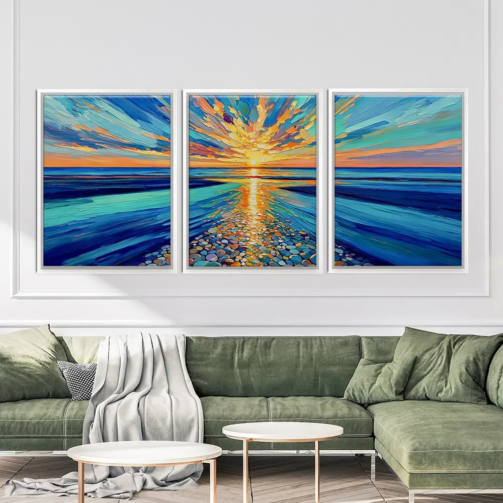 Jewels Of The Shore Trio Canvas Print Jewels Of The Shore Trio Canvas Print wall art product David Alexander Elder