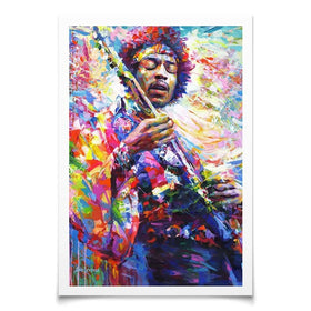 Jimi Hendrix Art Print Jimi Hendrix Art Print wall art product Leon Devenice