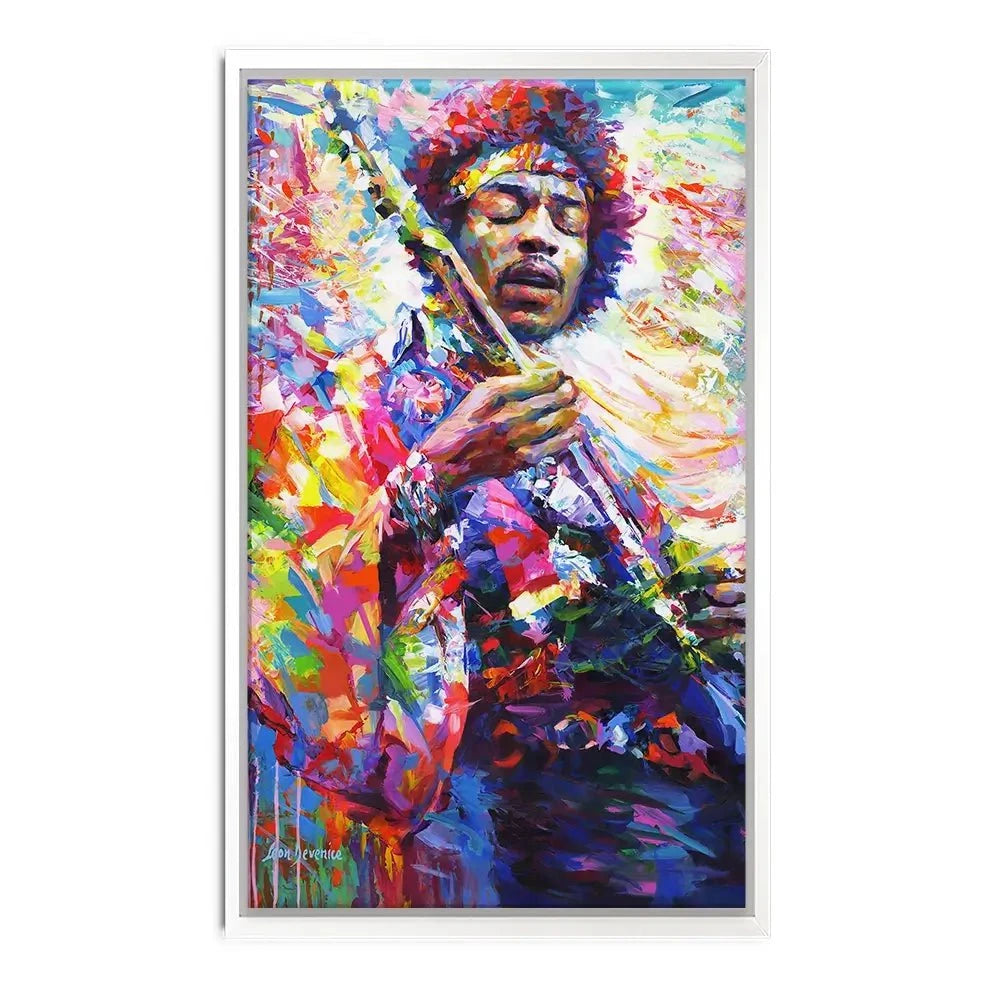 Jimi Hendrix Canvas Print Jimi Hendrix Canvas Print wall art product Leon Devenice