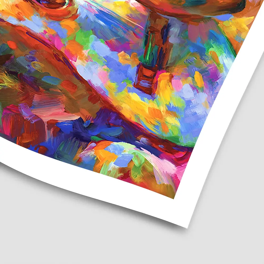 Jimi Hendrix Guitar Square Art Print Jimi Hendrix Guitar Square Art Print wall art product Leon Devenice