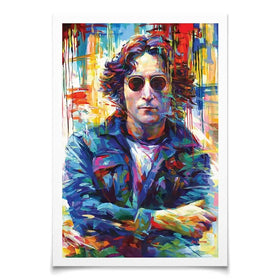John Lennon Art Print John Lennon Art Print wall art product Leon Devenice