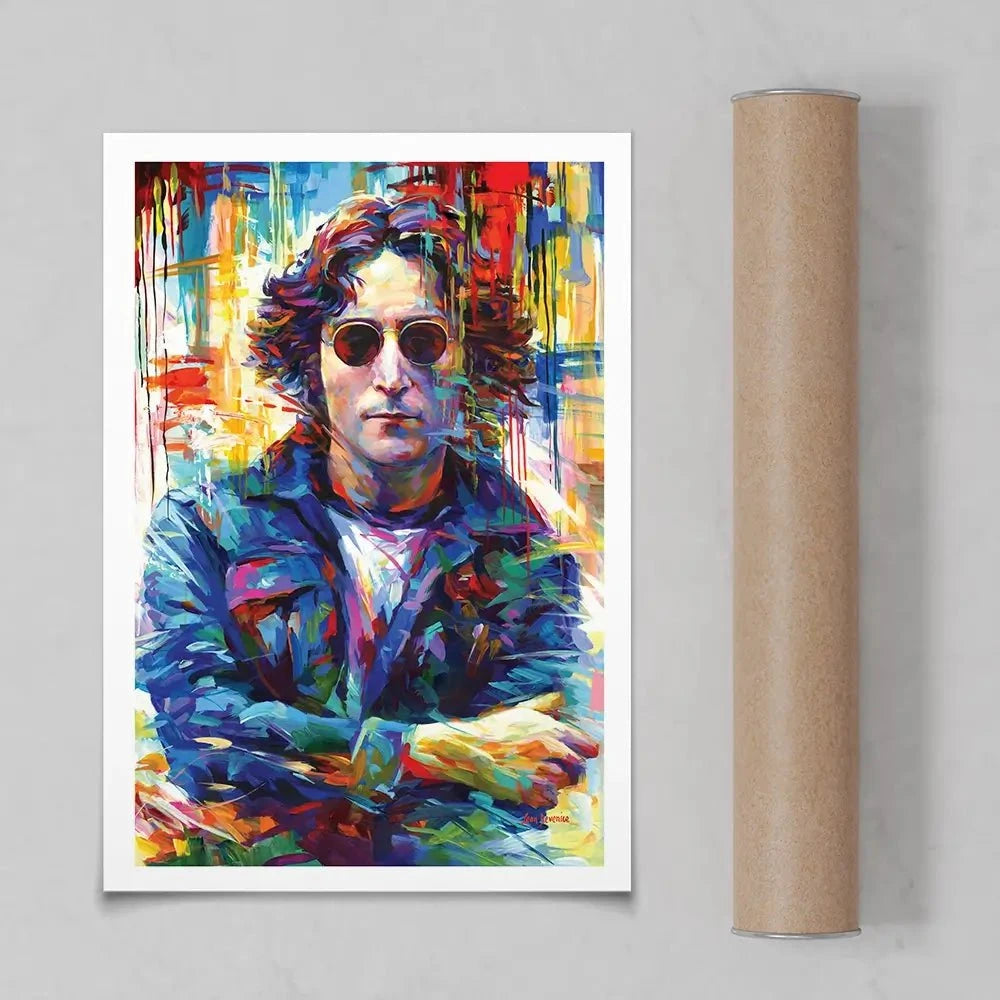 John Lennon Art Print John Lennon Art Print wall art product Leon Devenice