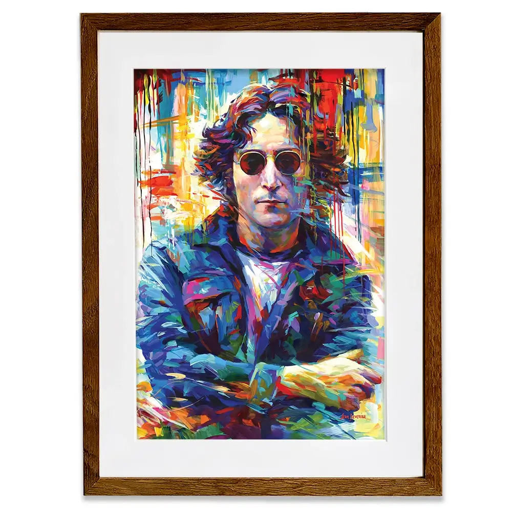 John Lennon Framed Art Print John Lennon Framed Art Print wall art product Leon Devenice