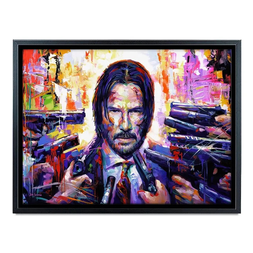 John Wick Canvas Print John Wick Canvas Print wall art product Leon Devenice