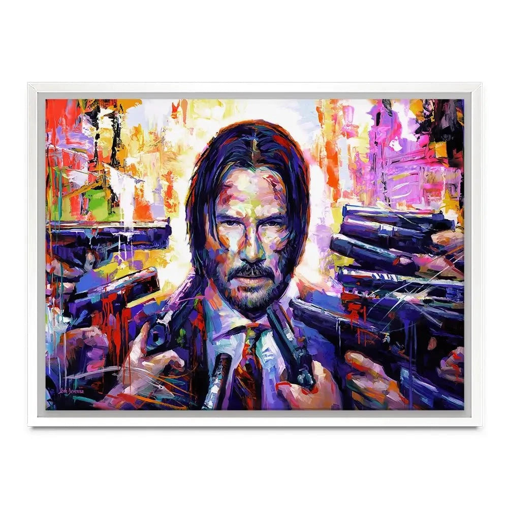 John Wick Canvas Print John Wick Canvas Print wall art product Leon Devenice