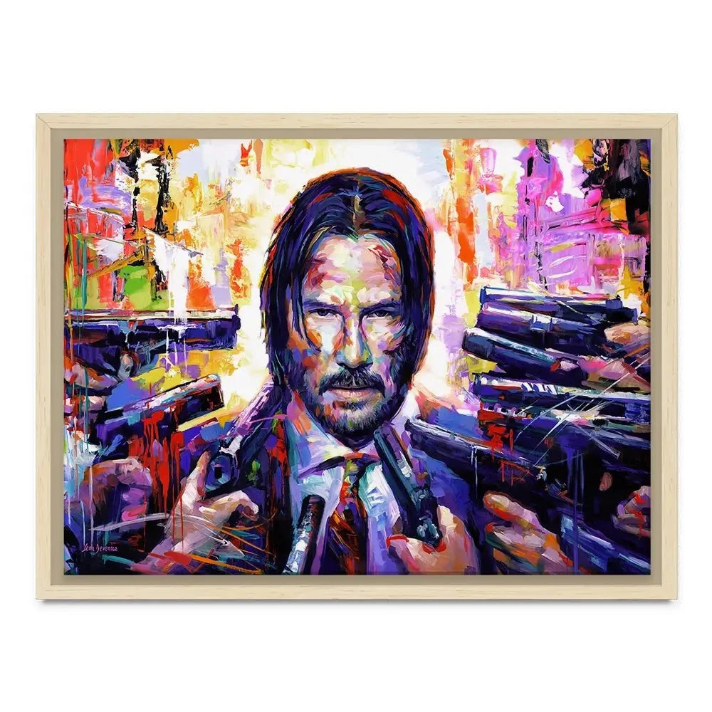 John Wick Canvas Print John Wick Canvas Print wall art product Leon Devenice