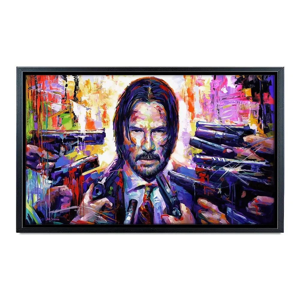 John Wick Canvas Print John Wick Canvas Print wall art product Leon Devenice