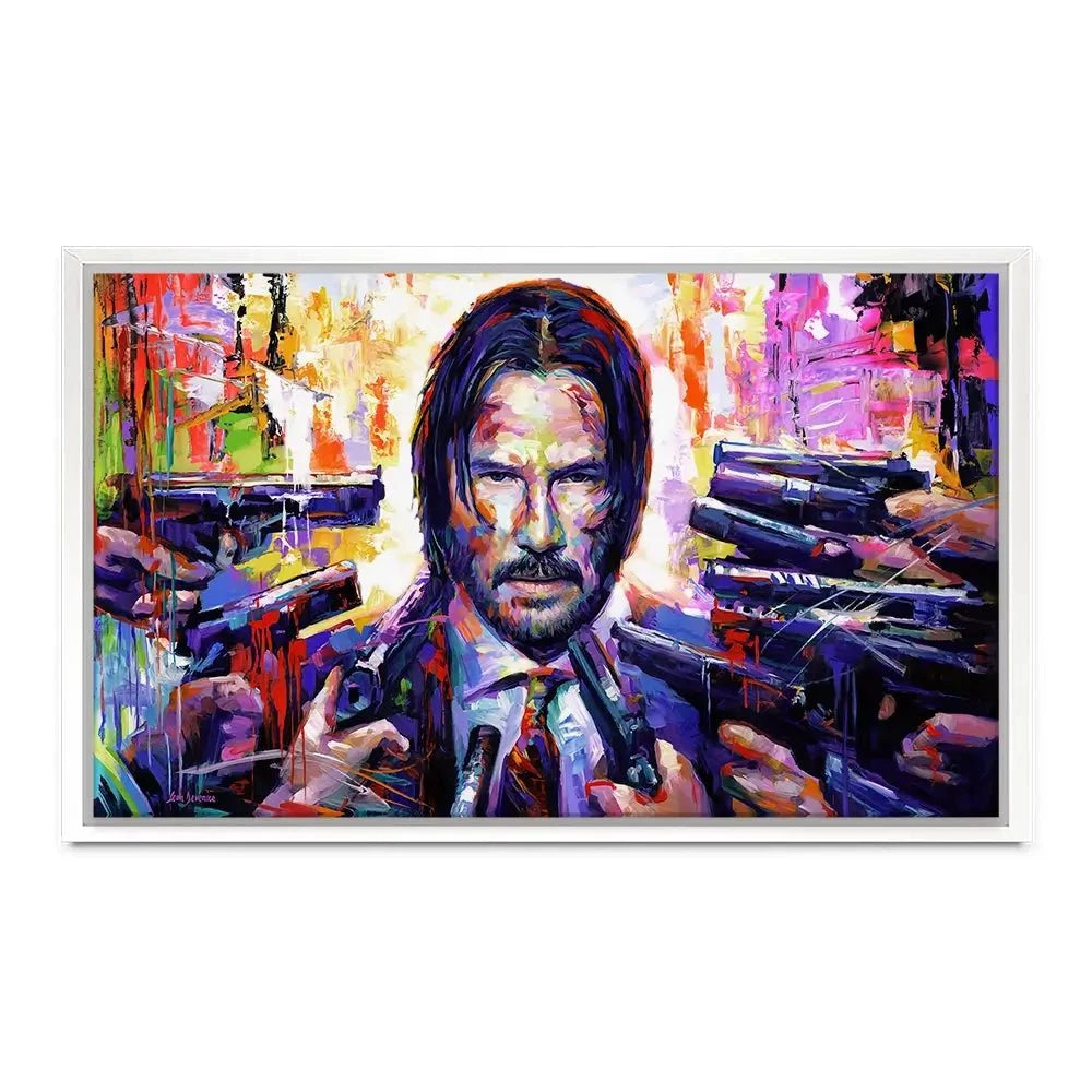 John Wick Canvas Print John Wick Canvas Print wall art product Leon Devenice