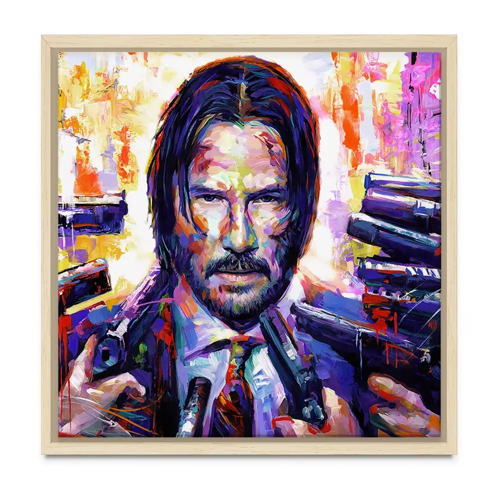 John Wick Oversized Canvas Print John Wick Oversized Canvas Print wall art product Leon Devenice
