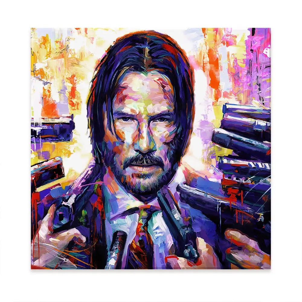 John Wick Oversized Canvas Print John Wick Oversized Canvas Print wall art product Leon Devenice