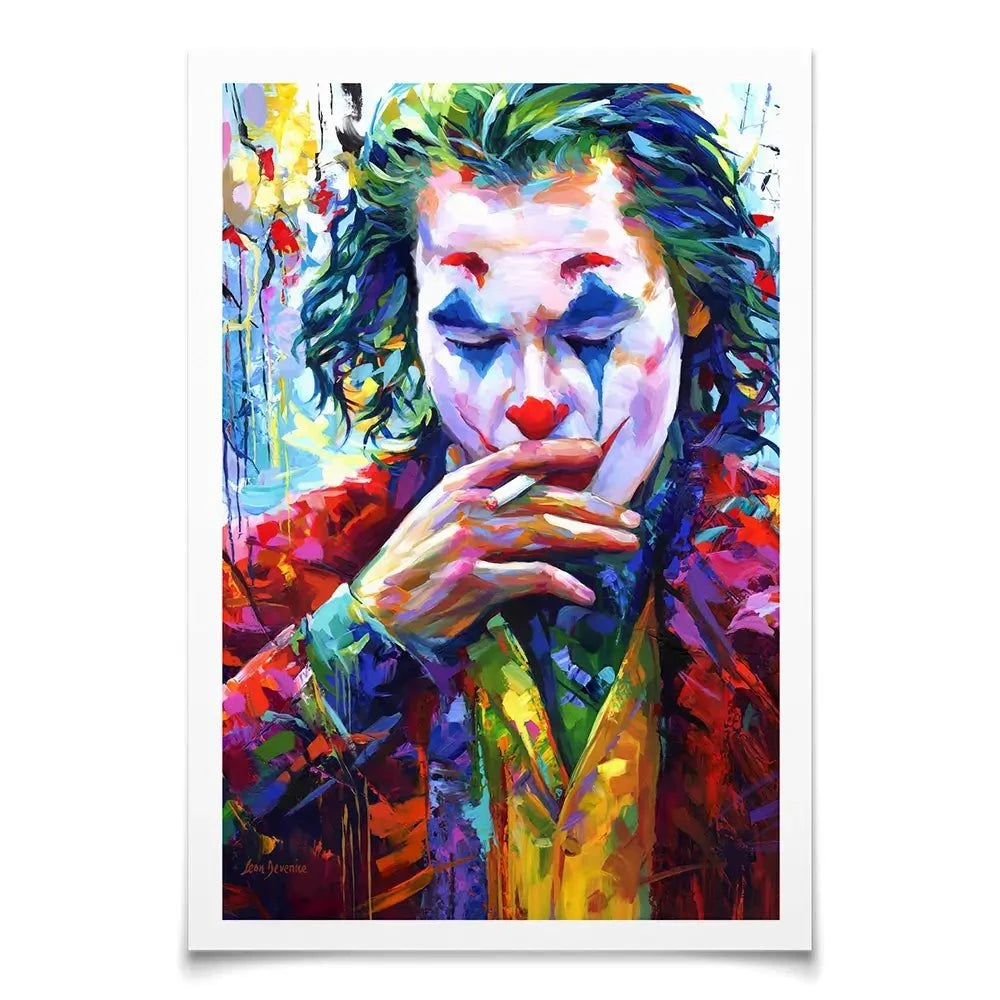 Joker Art Print Joker Art Print wall art product Leon Devenice