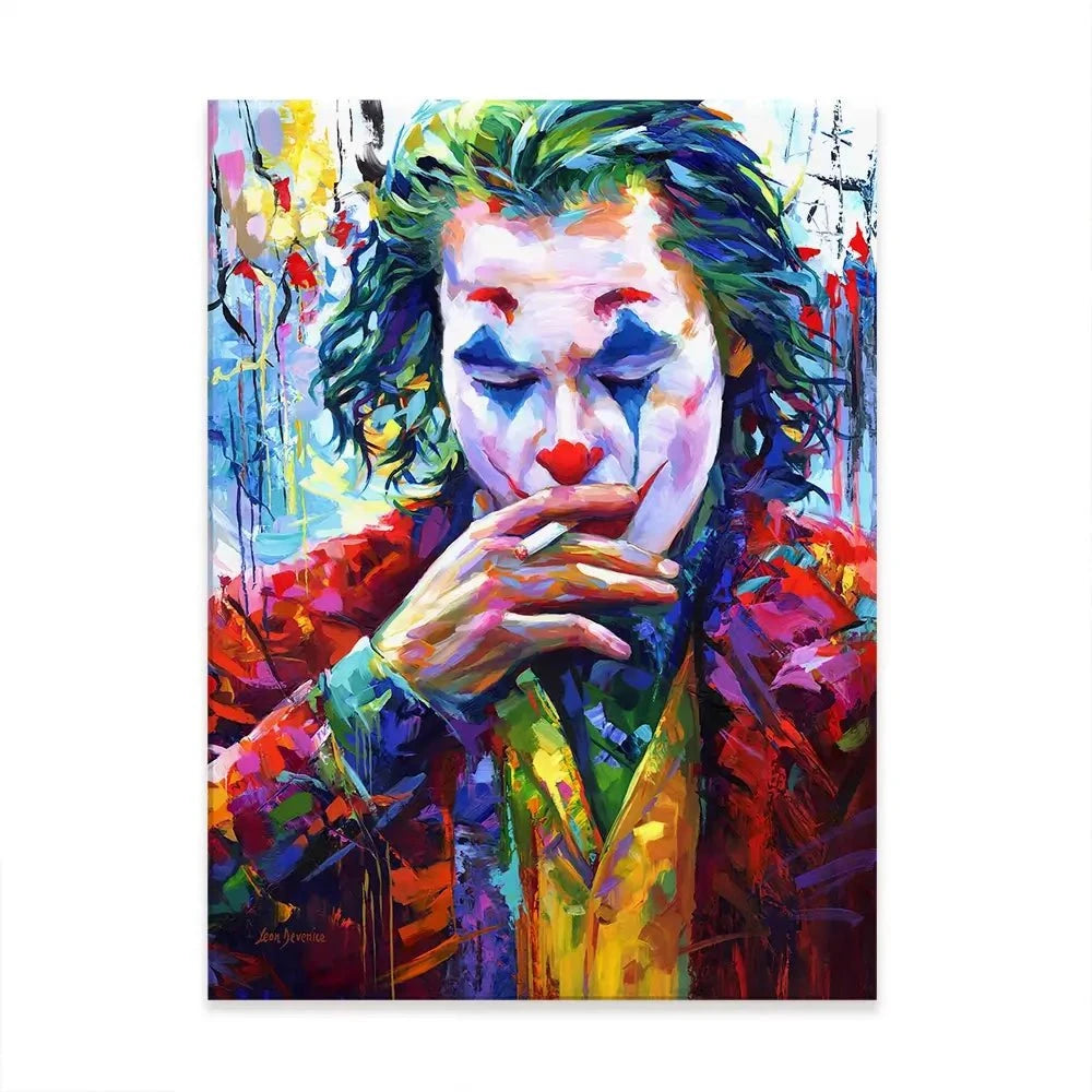 Joker Canvas Print Joker Canvas Print wall art product Leon Devenice