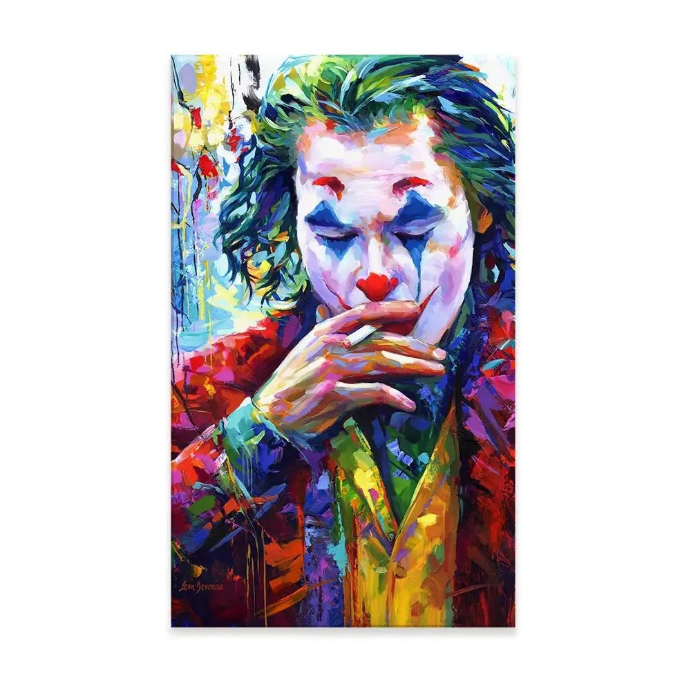Joker Canvas Print Joker Canvas Print wall art product Leon Devenice