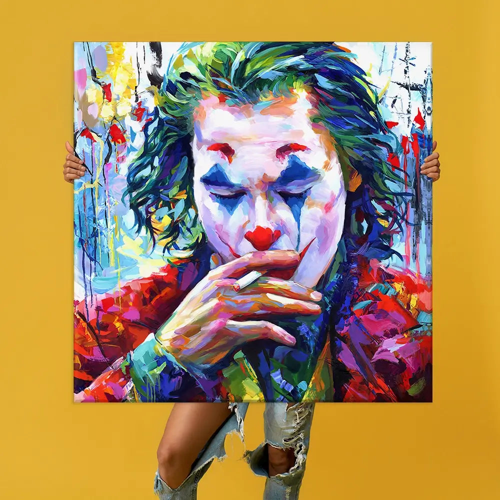 Joker Oversized Canvas Print Joker Oversized Canvas Print wall art product Art Print Shop