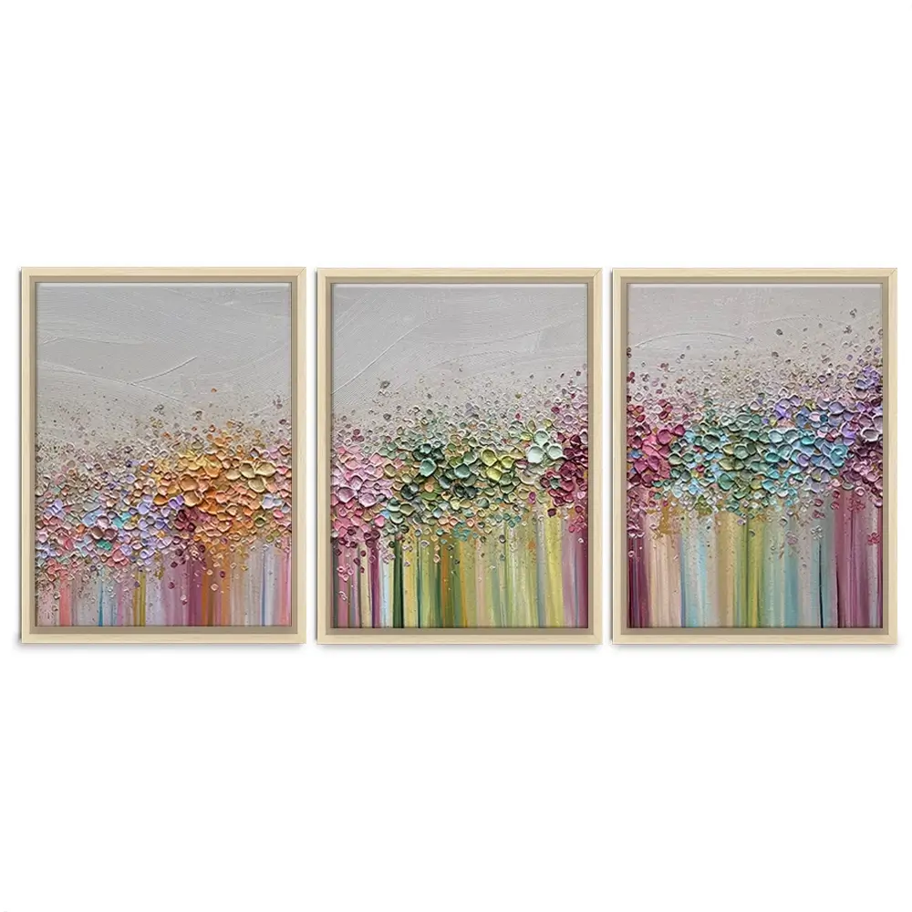 Journey Of Colour Trio Canvas Print Journey Of Colour Trio Canvas Print wall art product Nada Khatib