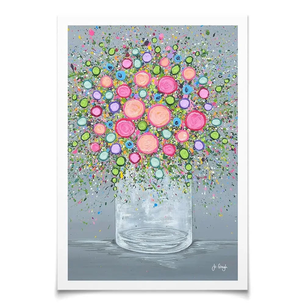 Joy In Every Bloom Art Print Joy In Every Bloom Art Print wall art product Jo Gough