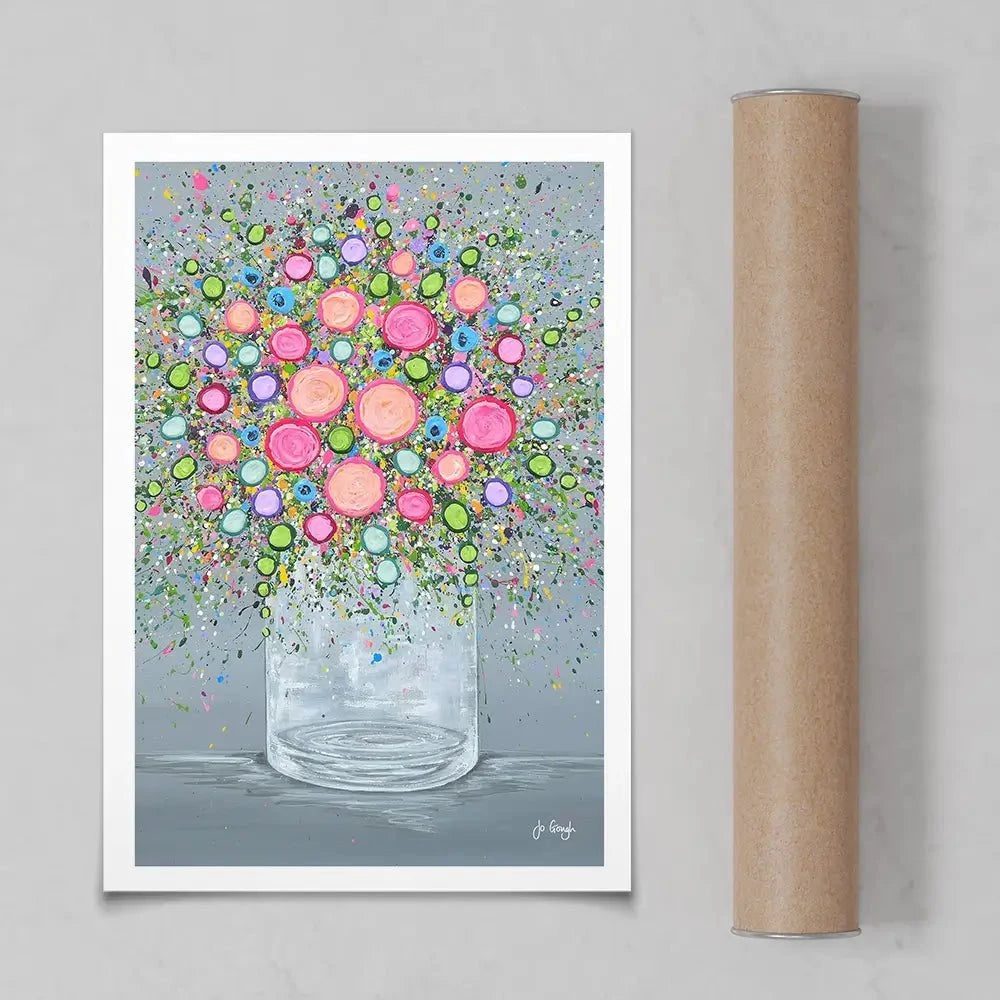 Joy In Every Bloom Art Print Joy In Every Bloom Art Print wall art product Jo Gough