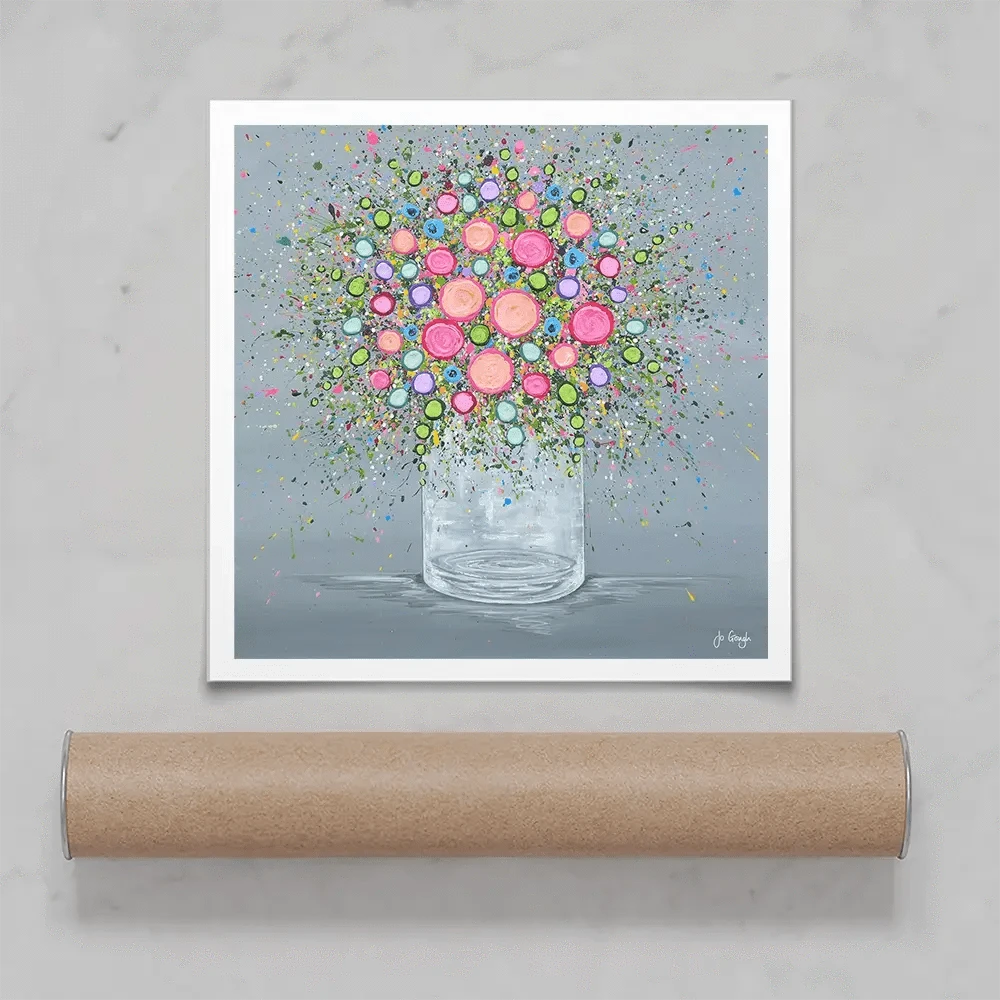 Joy In Every Bloom Art Print Joy In Every Bloom Art Print wall art product Jo Gough