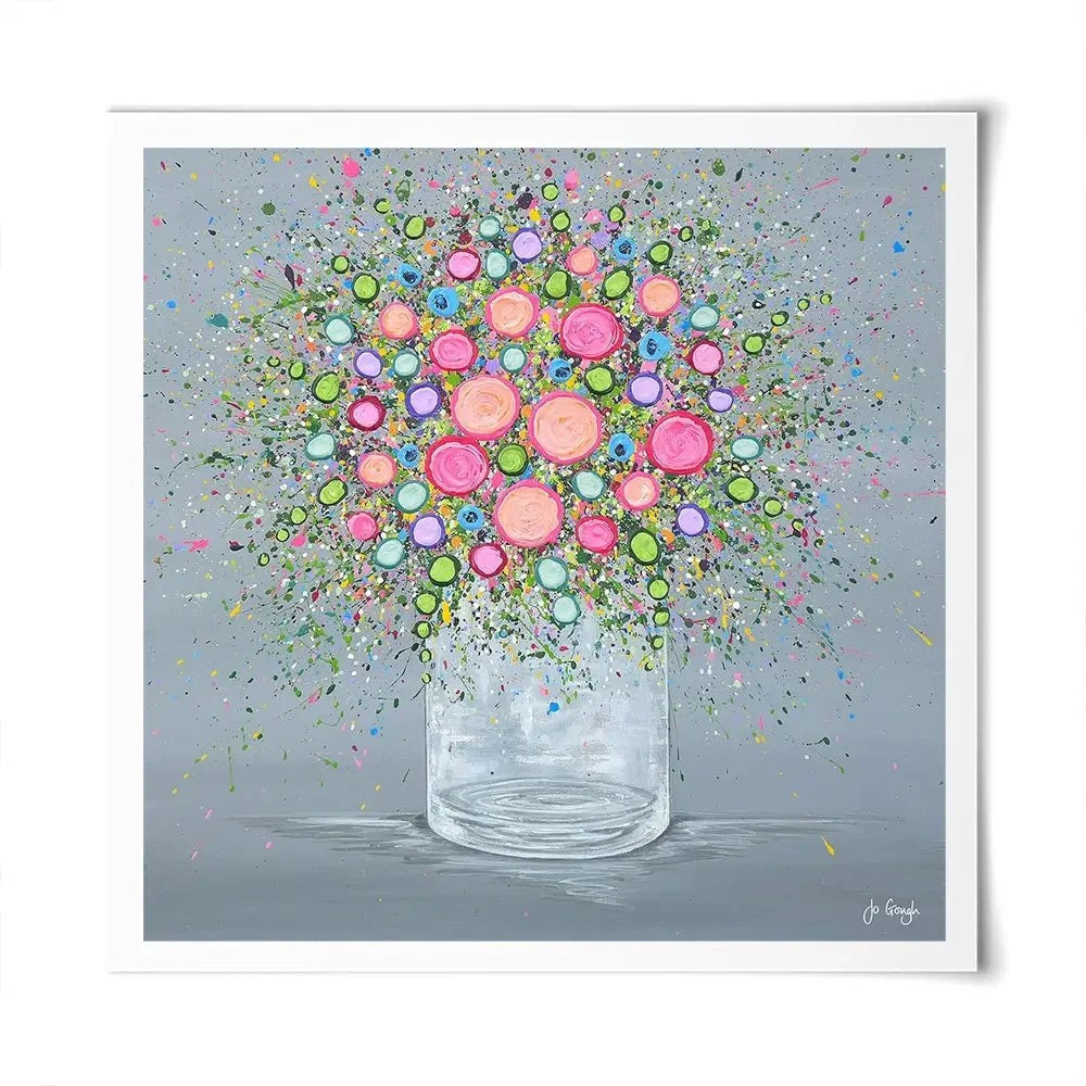 Joy In Every Bloom Art Print Joy In Every Bloom Art Print wall art product Jo Gough
